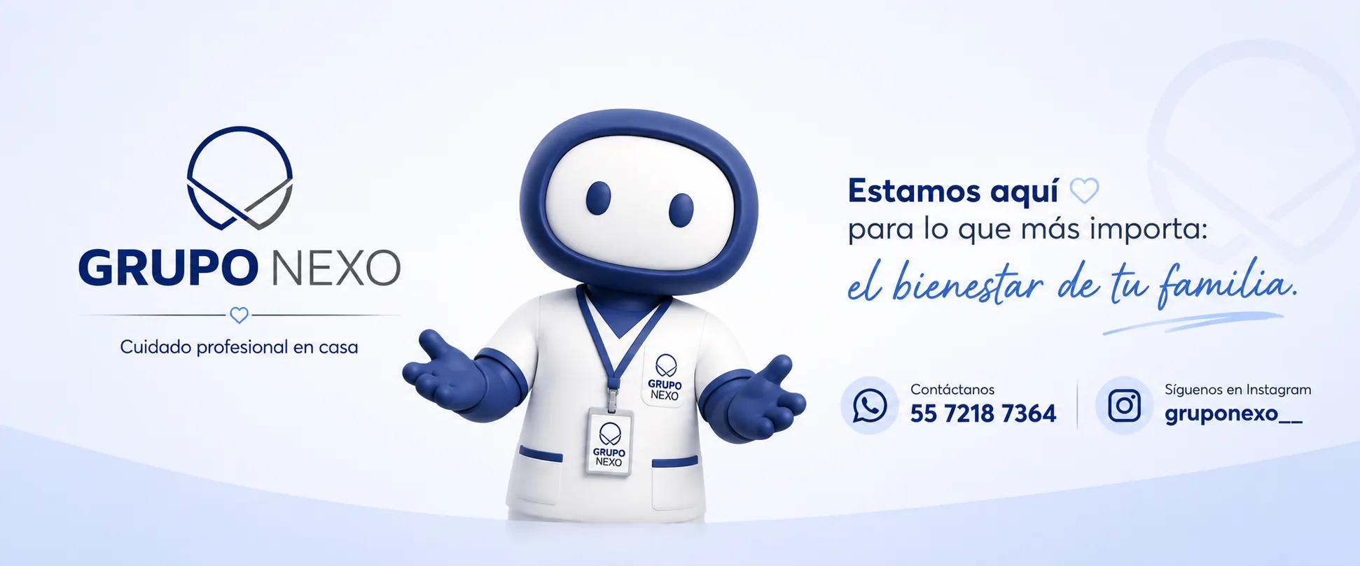 Grupo Nexo, cuidado profesional en casa para el bienestar de tu familia